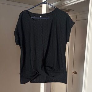 Elegant Black Women's Top